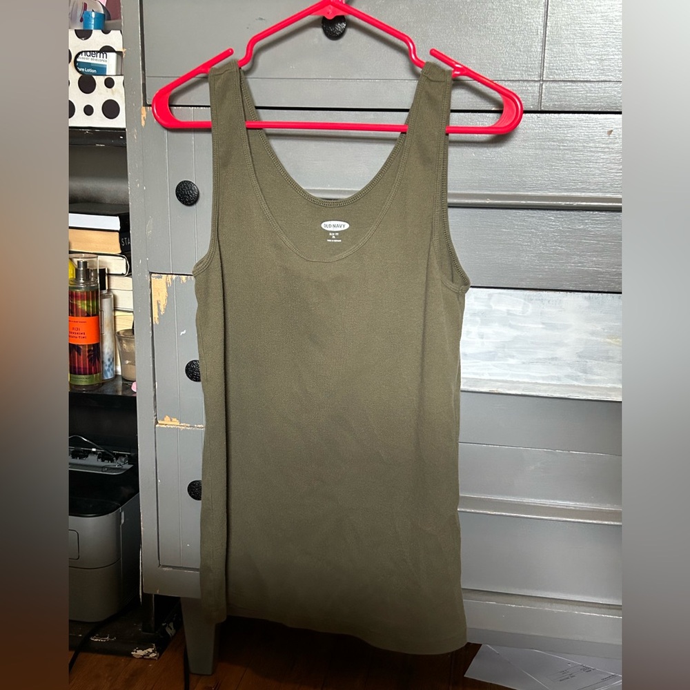 Old Navy Olive Green Tank Top